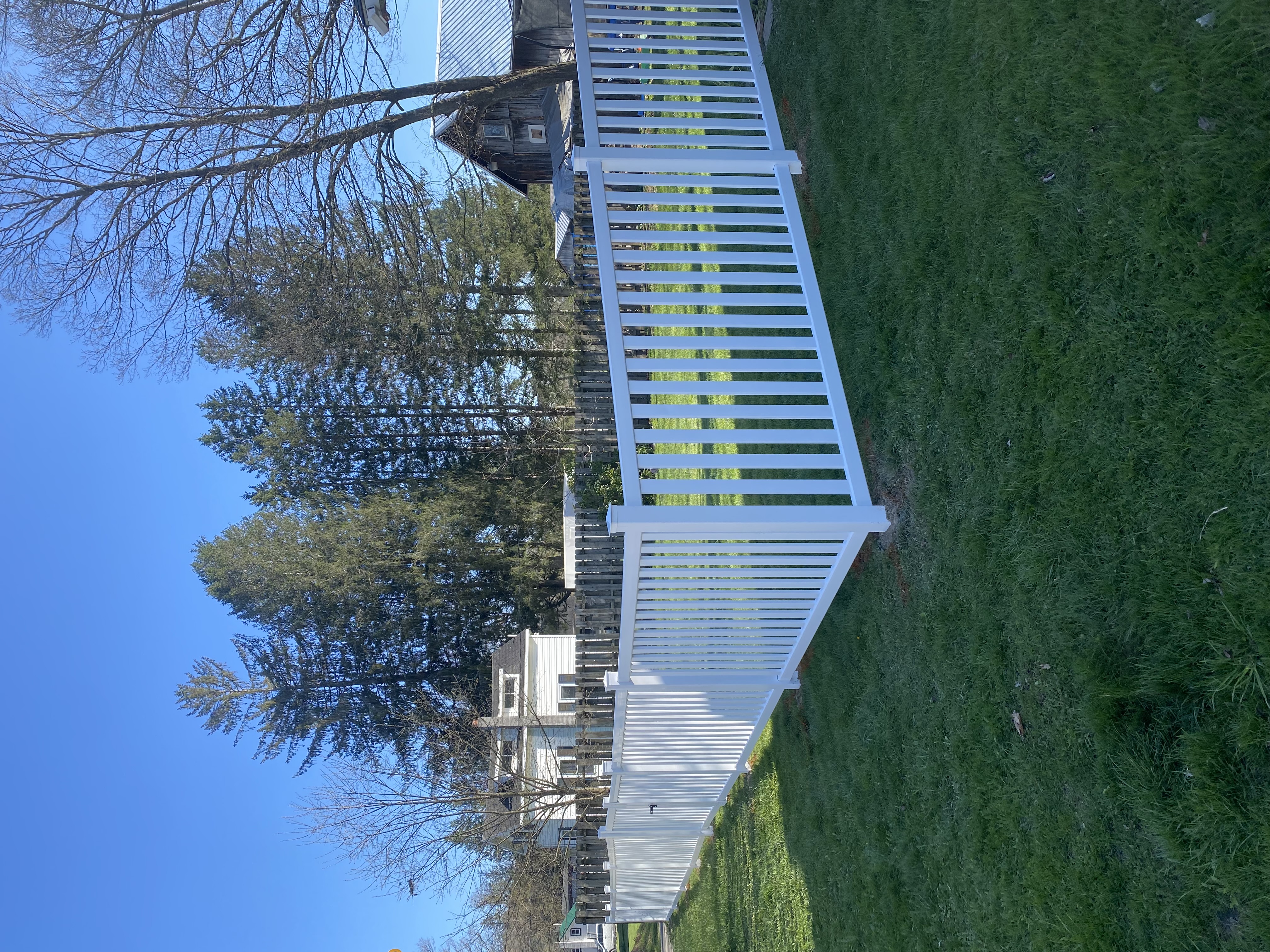 Vinyl Picket Fence 1